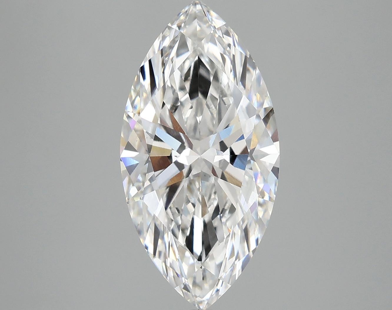 3.48 Carat Marquise Shaped Ideal Cut VS1 IGI Certified Lab Grown Diamond