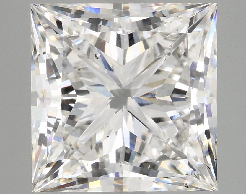 5.03 Carat Princess Shaped Ideal Cut SI1 IGI Certified Lab Grown Diamond