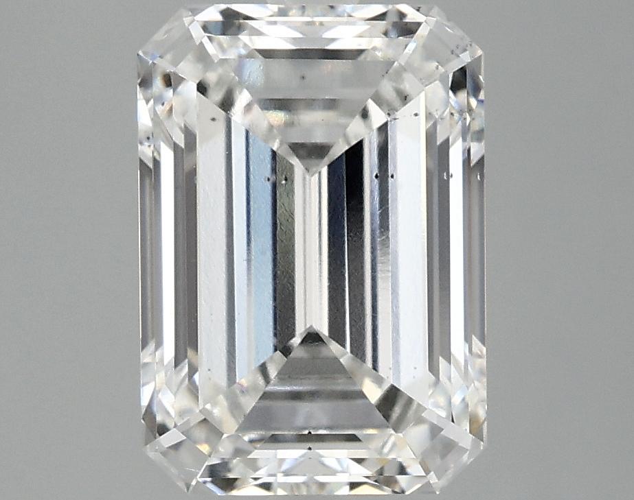 3.83 Carat Emerald Shaped Ideal Cut SI1 IGI Certified Lab Grown Diamond