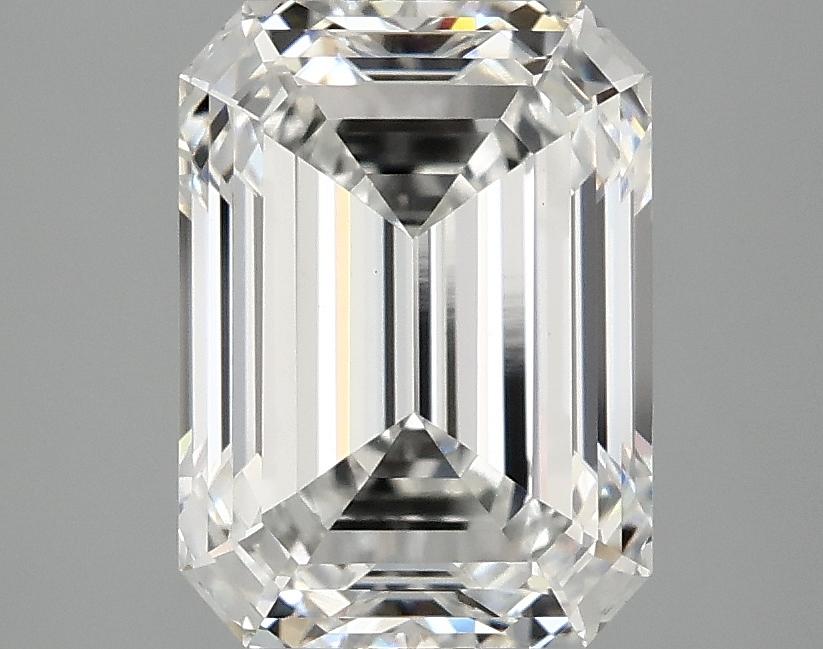 3.04 Carat Emerald Shaped Excellent Cut VVS2 IGI Certified Lab Grown Diamond