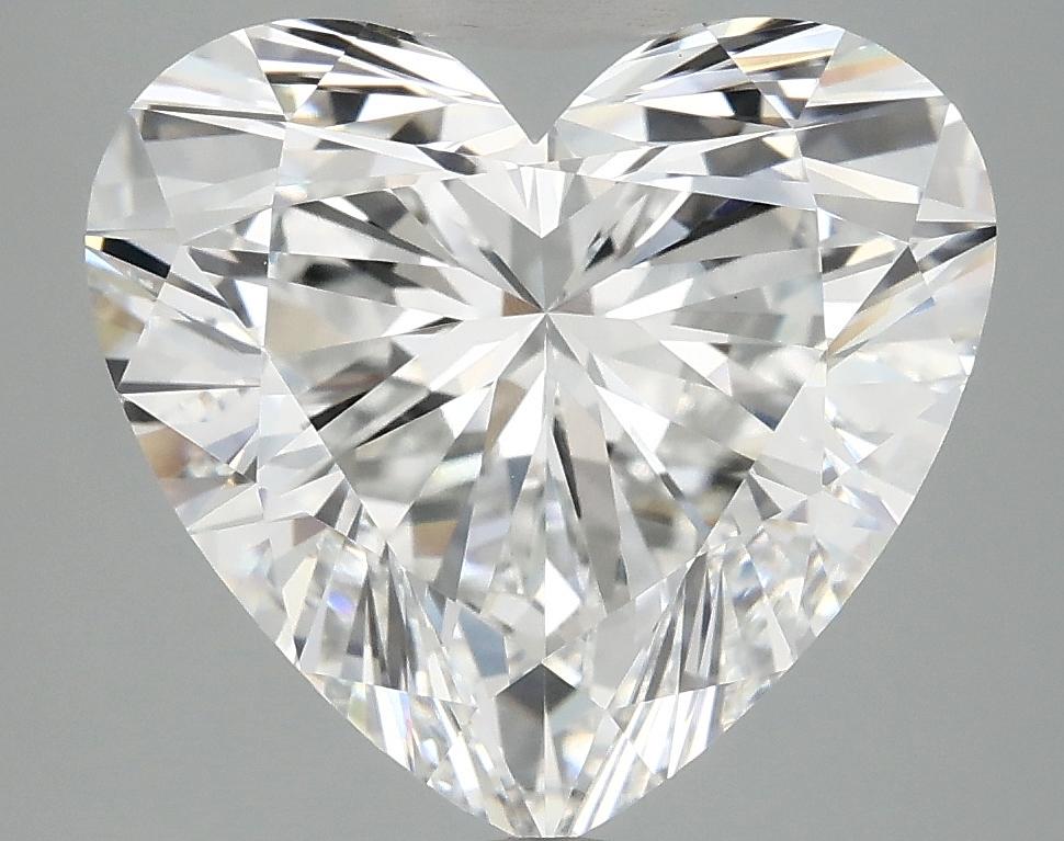 5.07 Carat Heart Shaped Ideal Cut VVS2 IGI Certified Lab Grown Diamond