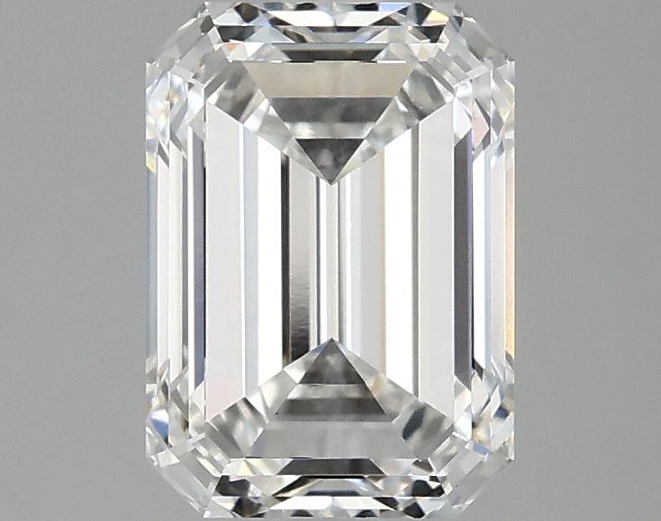 2.05 Carat Emerald Shaped Ideal Cut VVS2 IGI Certified Lab Grown Diamond