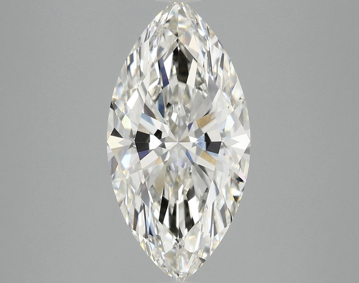 3.42 Carat Marquise Shaped Ideal Cut VVS2 IGI Certified Lab Grown Diamond