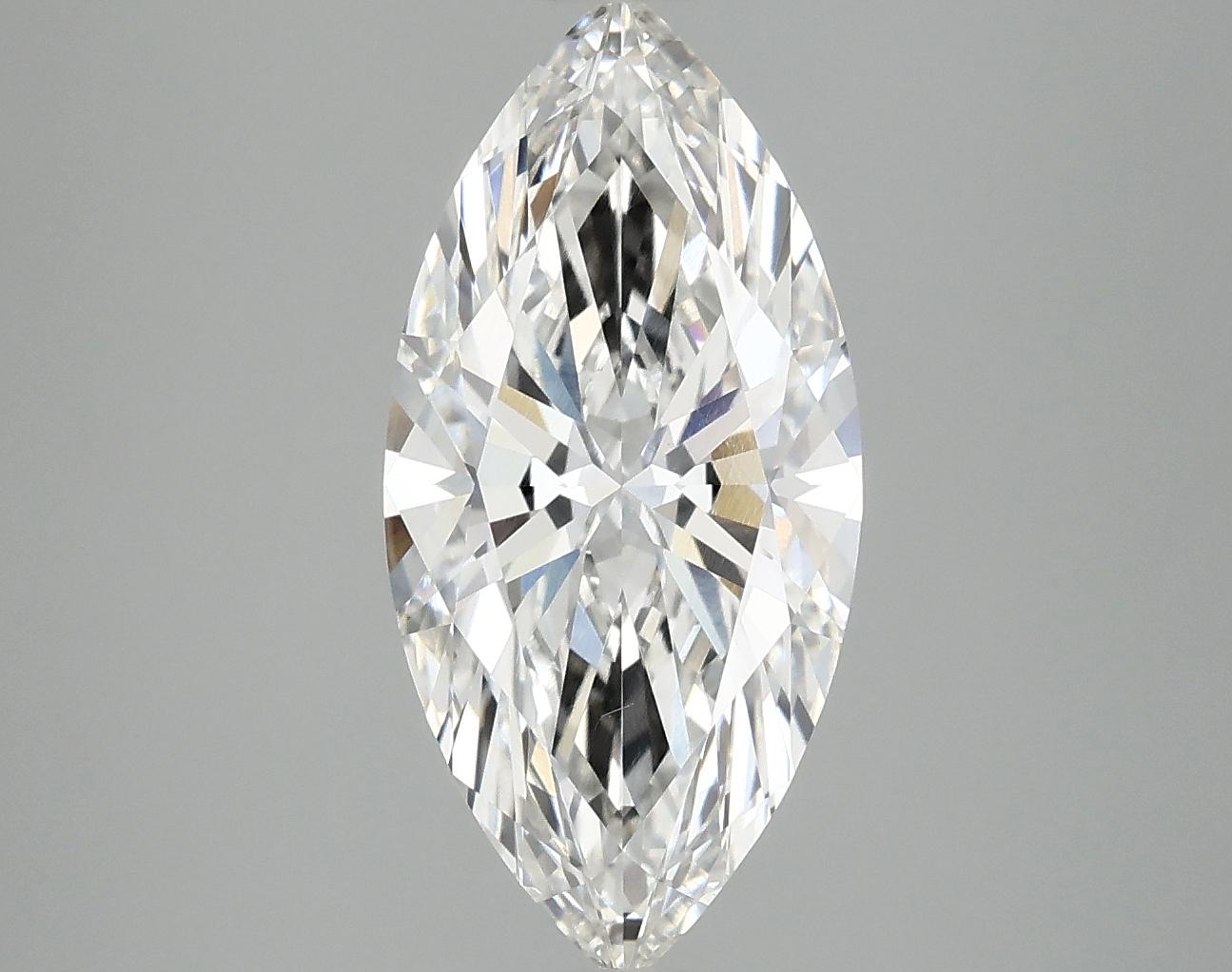 3.0 Carat Marquise Shaped Excellent Cut VVS2 IGI Certified Lab Grown Diamond