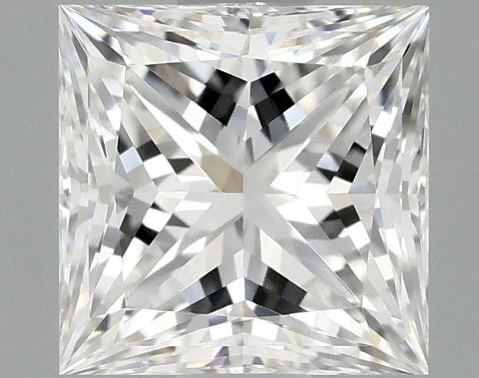 1.08 Carat Princess Shaped Ideal Cut VVS2 IGI Certified Lab Grown Diamond