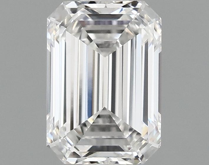 1.07 Carat Emerald Shaped Ideal Cut VVS2 IGI Certified Lab Grown Diamond
