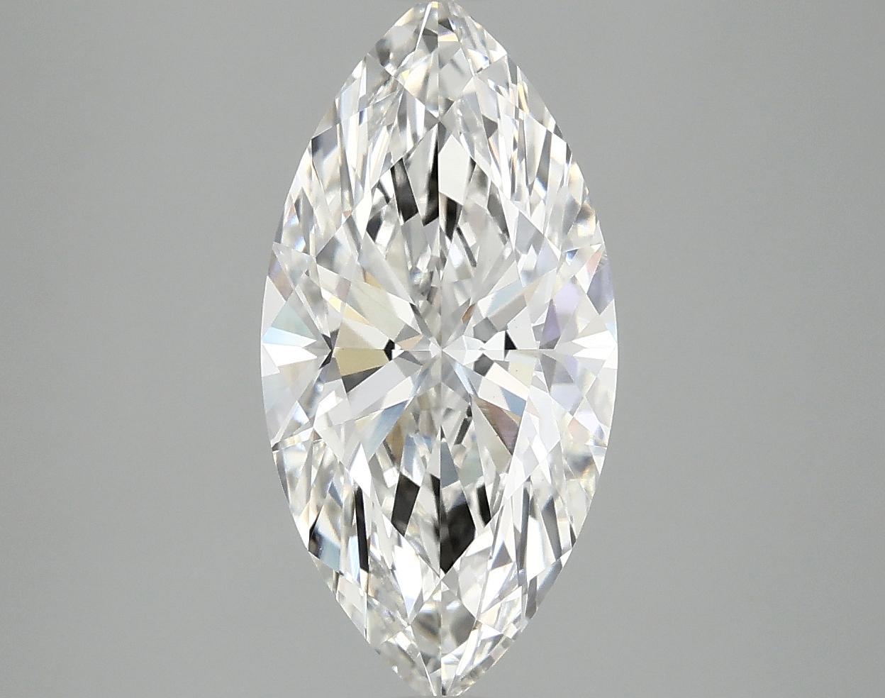 3.02 Carat Marquise Shaped Ideal Cut VVS2 IGI Certified Lab Grown Diamond