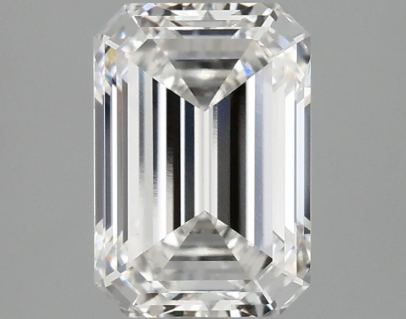 2.57 Carat Emerald Shaped Ideal Cut VVS2 IGI Certified Lab Grown Diamond