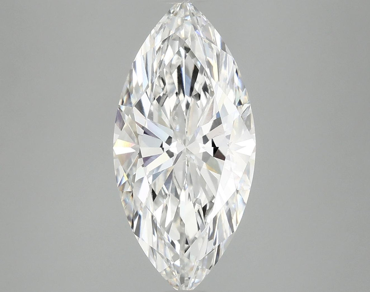 3.06 Carat Marquise Shaped Excellent Cut VVS2 IGI Certified Lab Grown Diamond