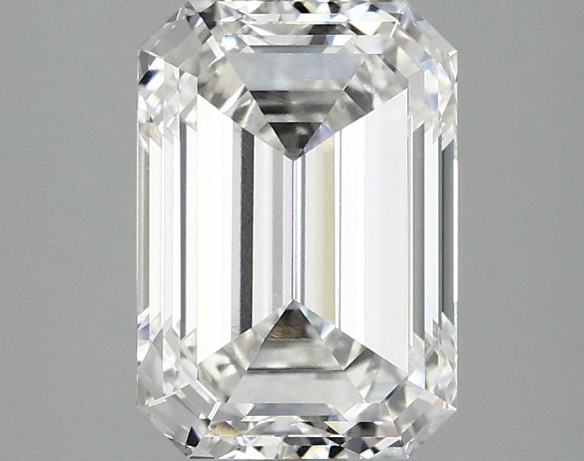 2.98 Carat Emerald Shaped Ideal Cut VVS2 IGI Certified Lab Grown Diamond