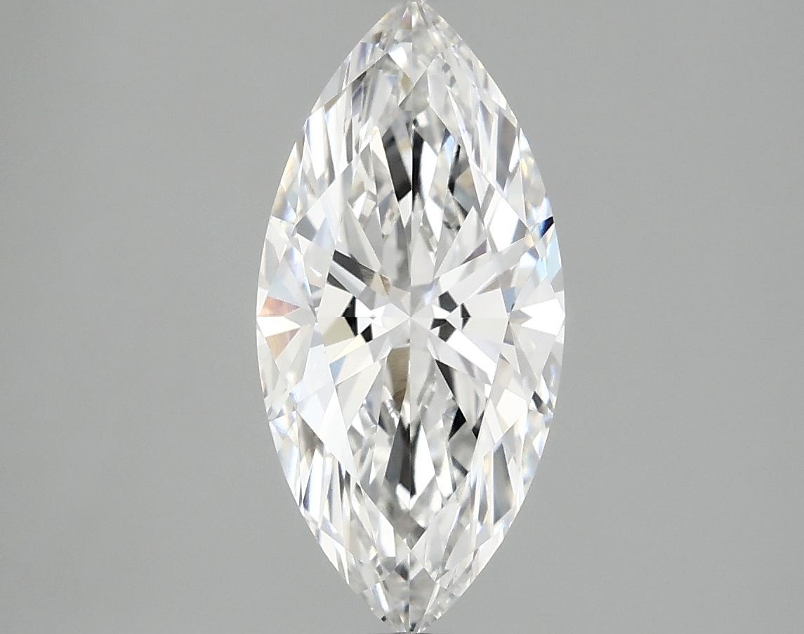 2.01 Carat Marquise Shaped Excellent Cut VVS2 IGI Certified Lab Grown Diamond