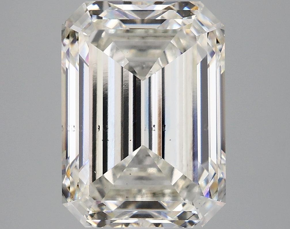 5.0 Carat Emerald Shaped Excellent Cut SI1 IGI Certified Lab Grown Diamond