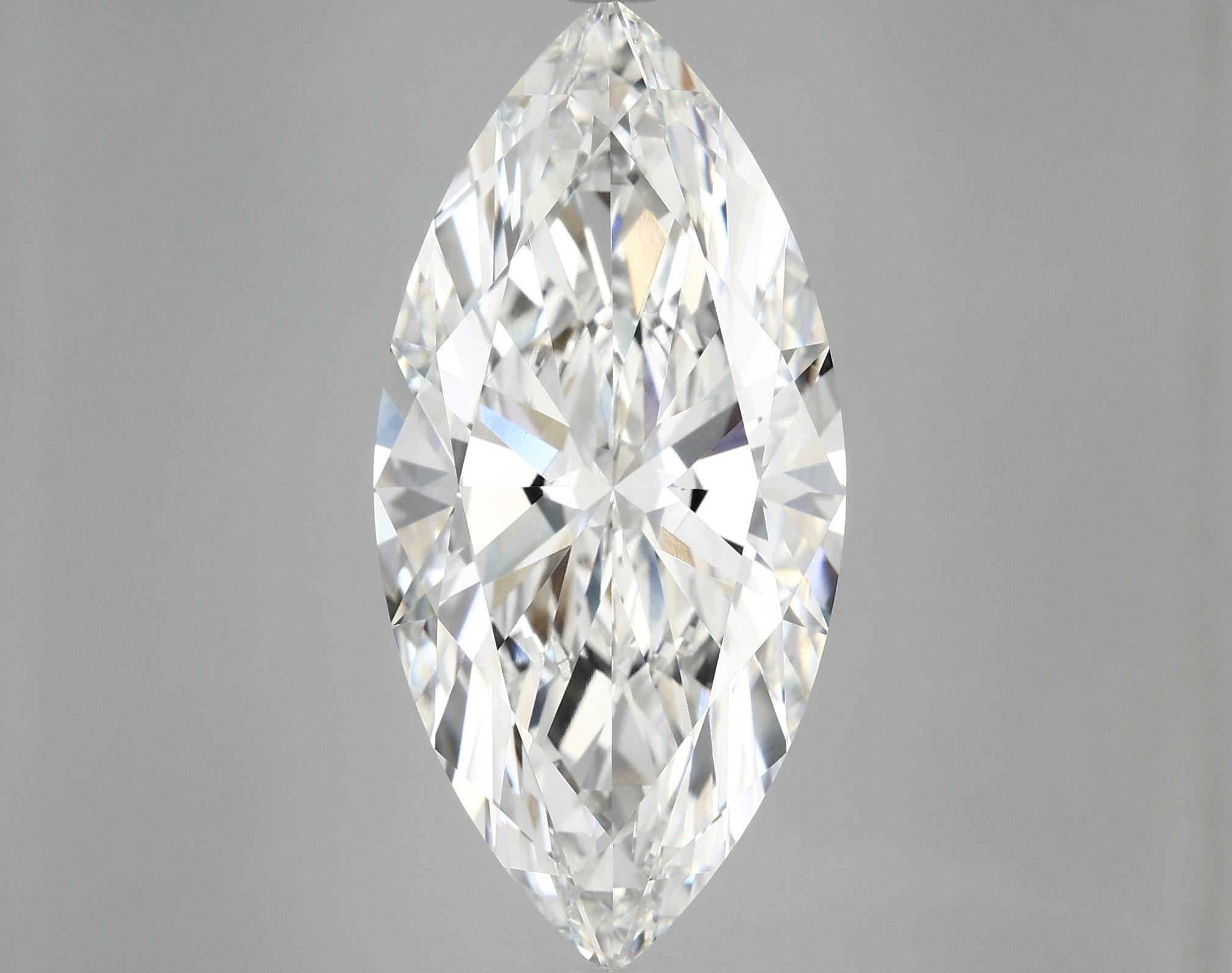 10.1 Carat Marquise Shaped Excellent Cut VVS2 IGI Certified Lab Grown Diamond