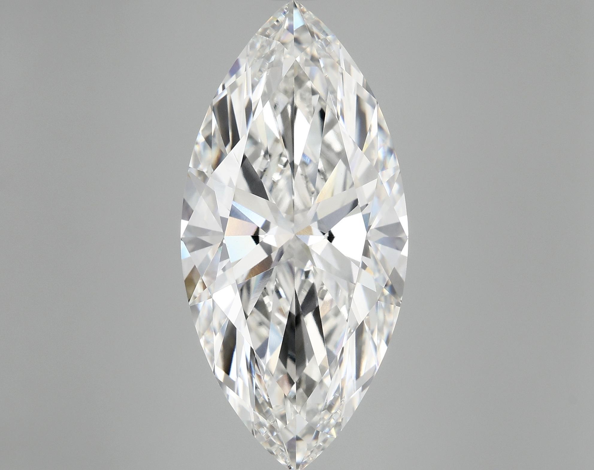 10.08 Carat Marquise Shaped Excellent Cut VVS2 IGI Certified Lab Grown Diamond