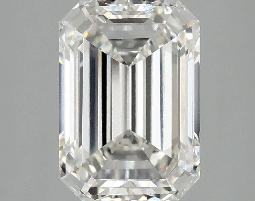 2.89 Carat Emerald Shaped Ideal Cut VVS2 IGI Certified Lab Grown Diamond