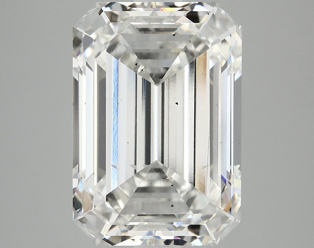 6.04 Carat Emerald Shaped Ideal Cut SI1 IGI Certified Lab Grown Diamond