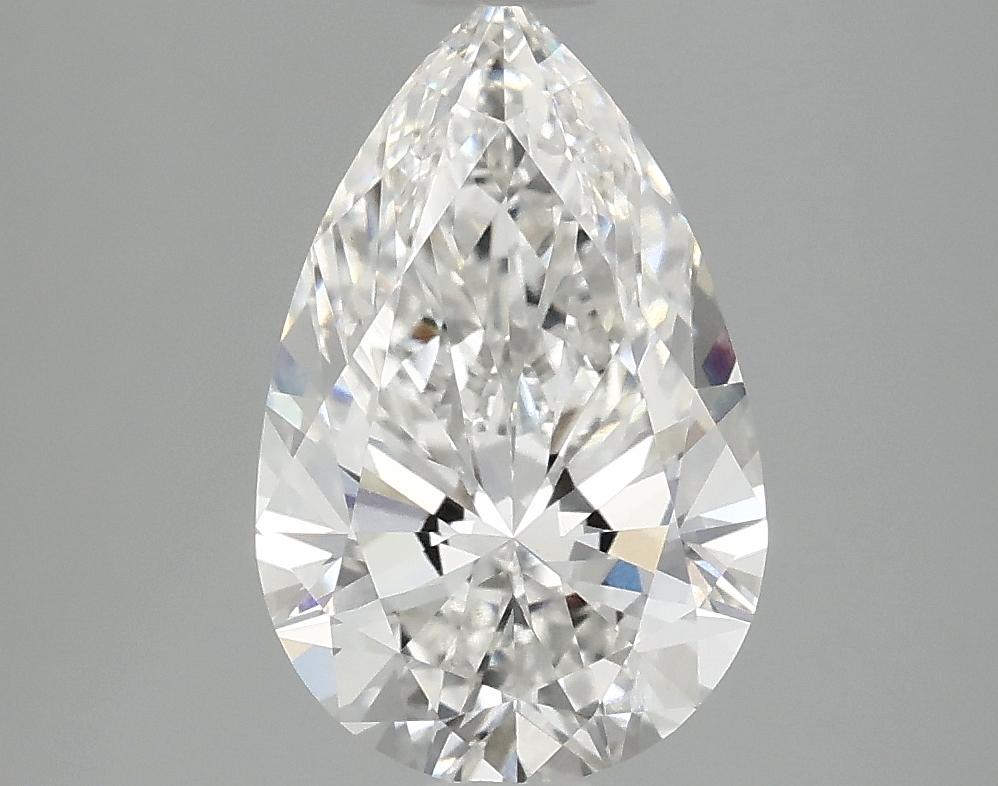 2.5 Carat Pear Shaped Ideal Cut VVS2 IGI Certified Lab Grown Diamond