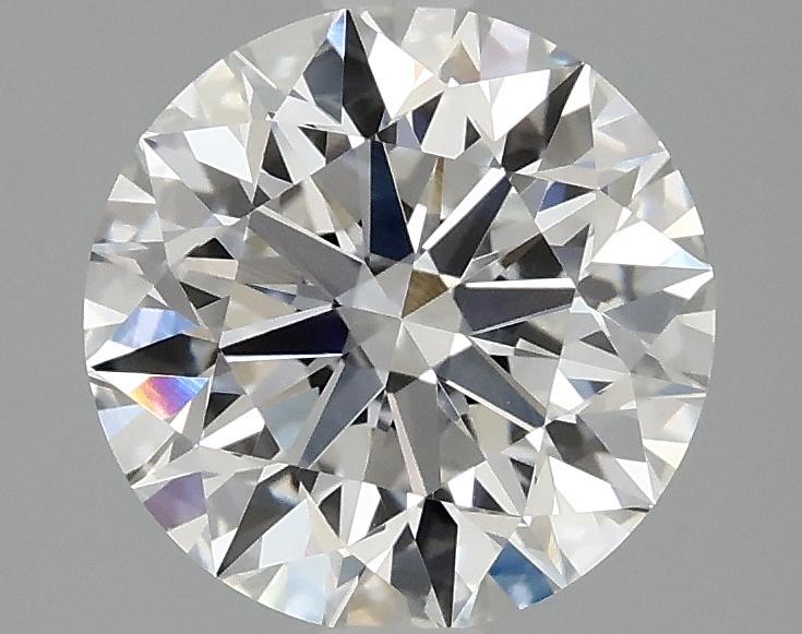 2.55 Carat Round Shaped Excellent Cut VVS2 IGI Certified Lab Grown Diamond