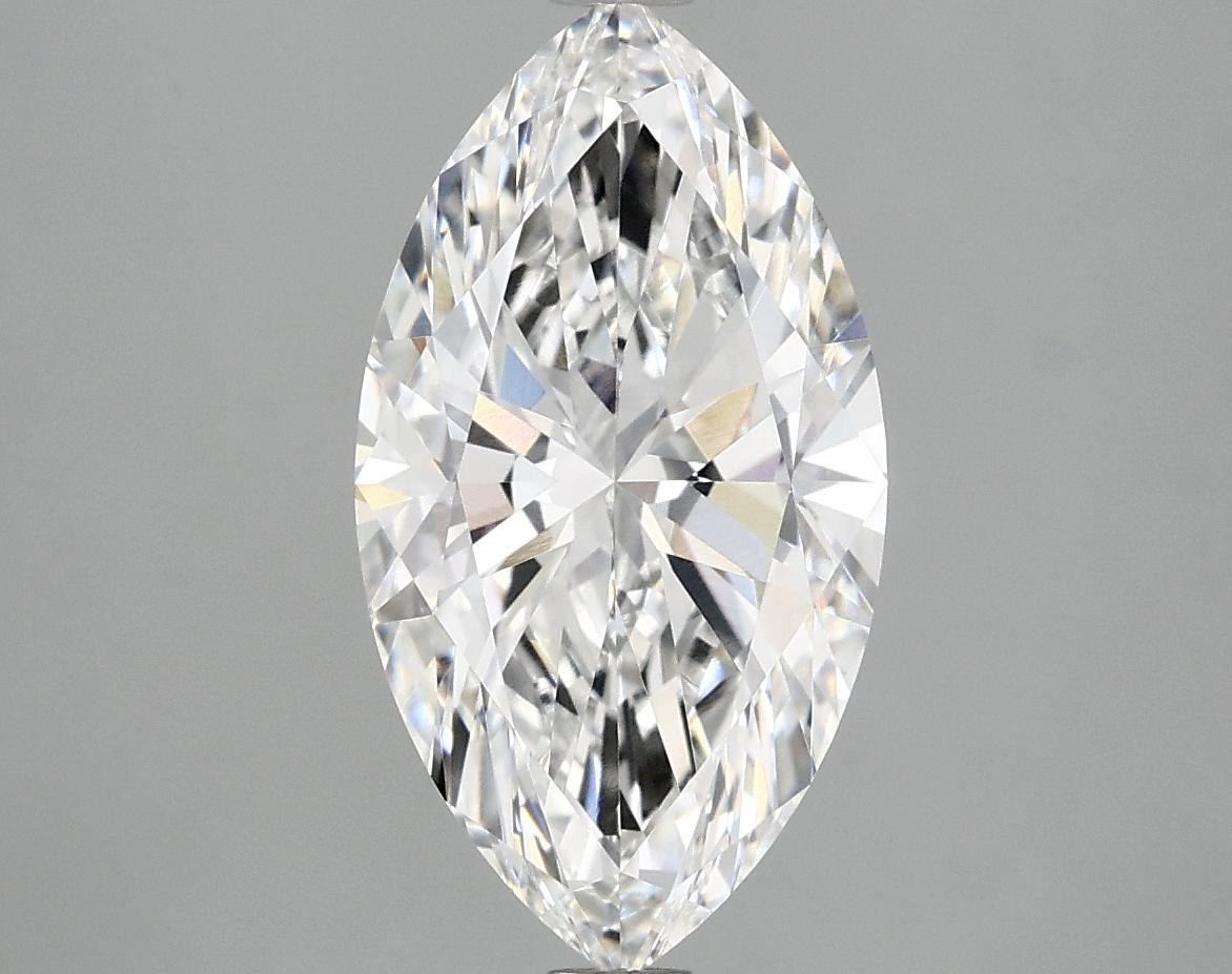 2.97 Carat Marquise Shaped Excellent Cut VVS2 IGI Certified Lab Grown Diamond