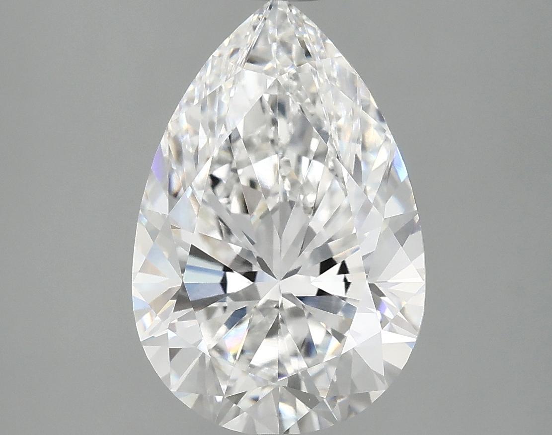 4.03 Carat Pear Shaped Excellent Cut VVS2 IGI Certified Lab Grown Diamond