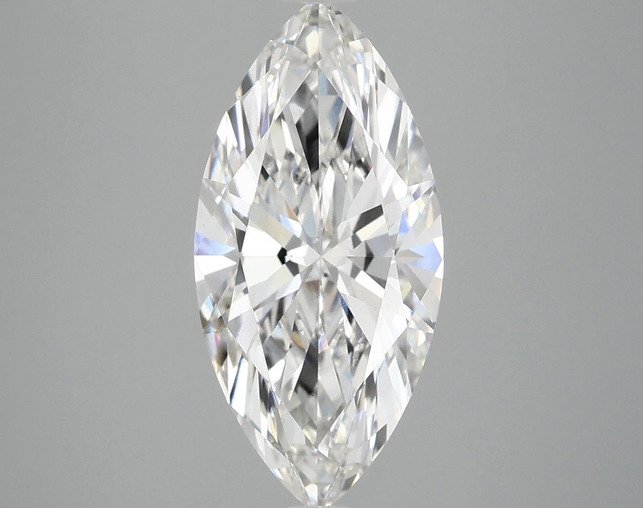 3.04 Carat Marquise Shaped Excellent Cut VS1 IGI Certified Lab Grown Diamond