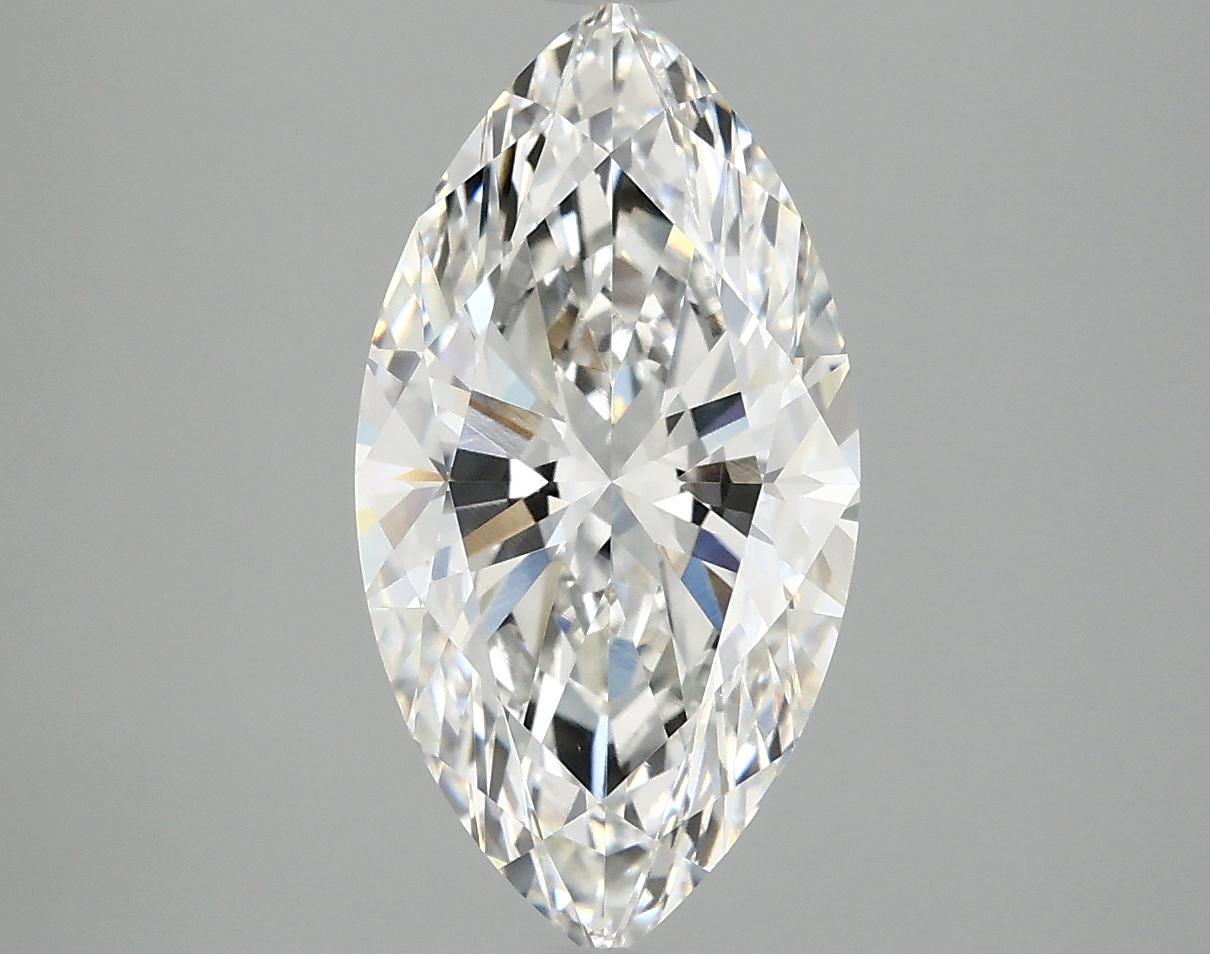 3.03 Carat Marquise Shaped Ideal Cut VVS2 IGI Certified Lab Grown Diamond
