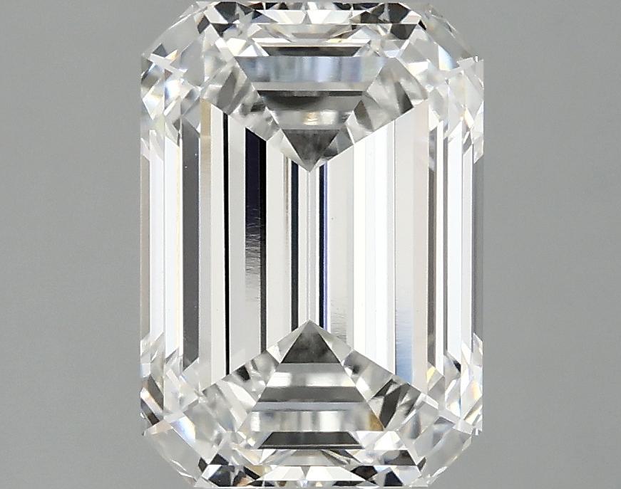 3.1 Carat Emerald Shaped Ideal Cut VVS2 IGI Certified Lab Grown Diamond