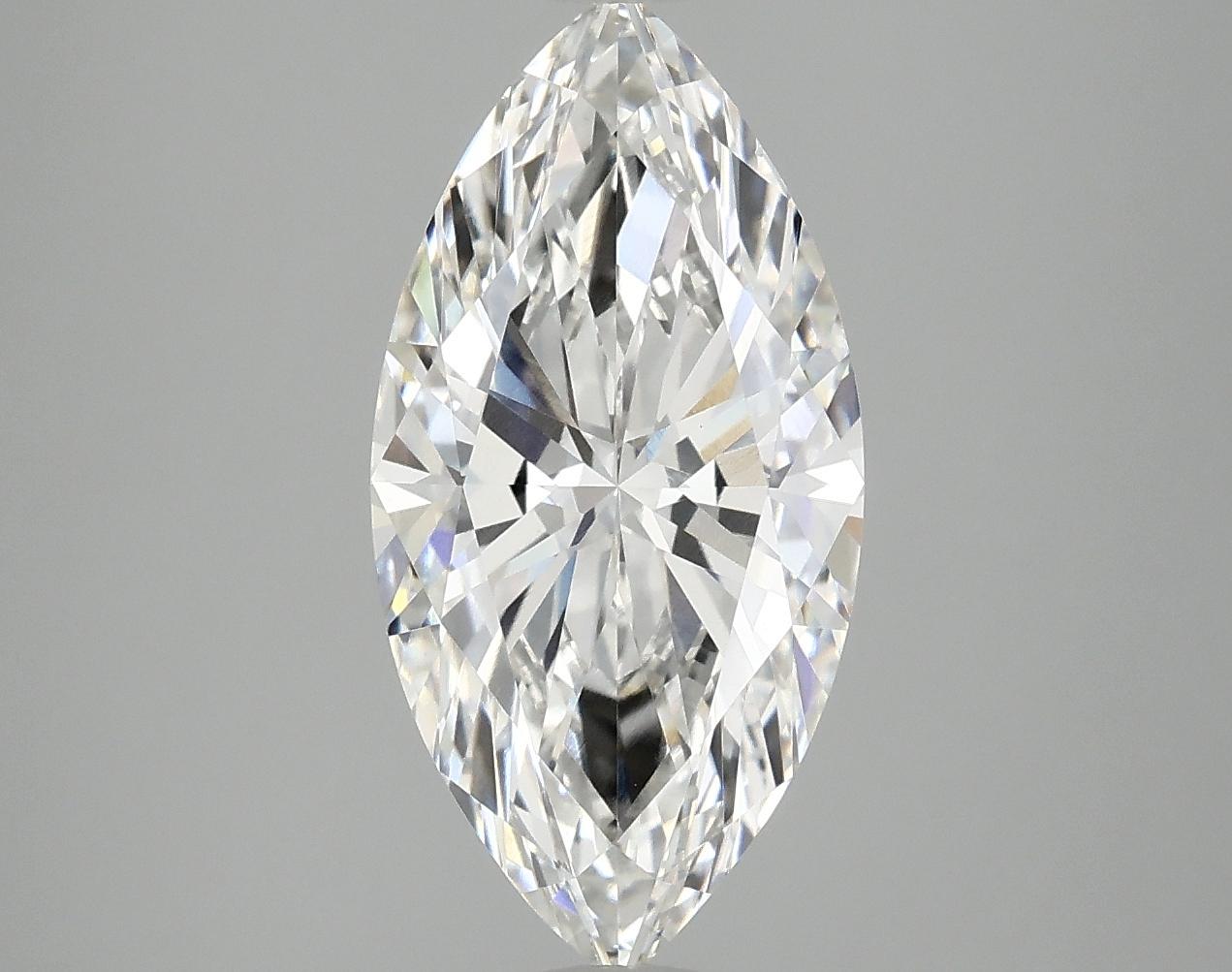 3.08 Carat Marquise Shaped Ideal Cut VS1 IGI Certified Lab Grown Diamond