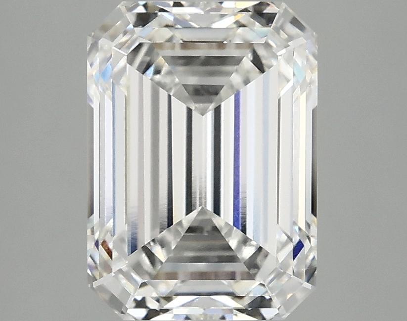 3.08 Carat Emerald Shaped Excellent Cut VVS2 IGI Certified Lab Grown Diamond