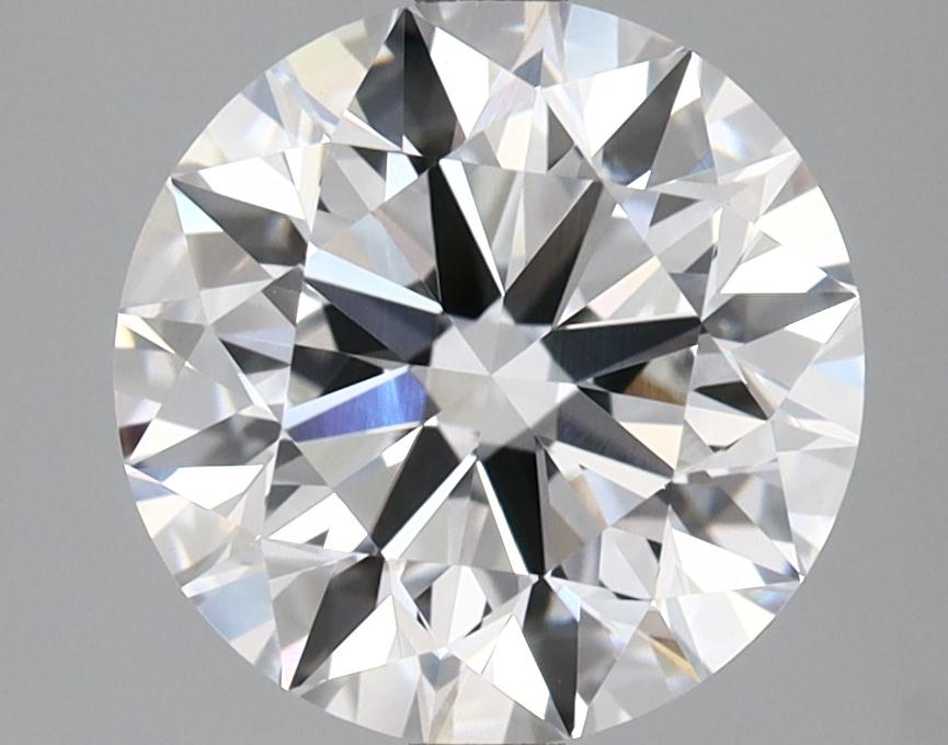 3.04 Carat Round Shaped Excellent Cut VVS2 IGI Certified Lab Grown Diamond
