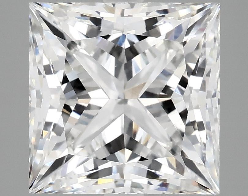 5.09 Carat Princess Shaped Ideal Cut VVS2 IGI Certified Lab Grown Diamond