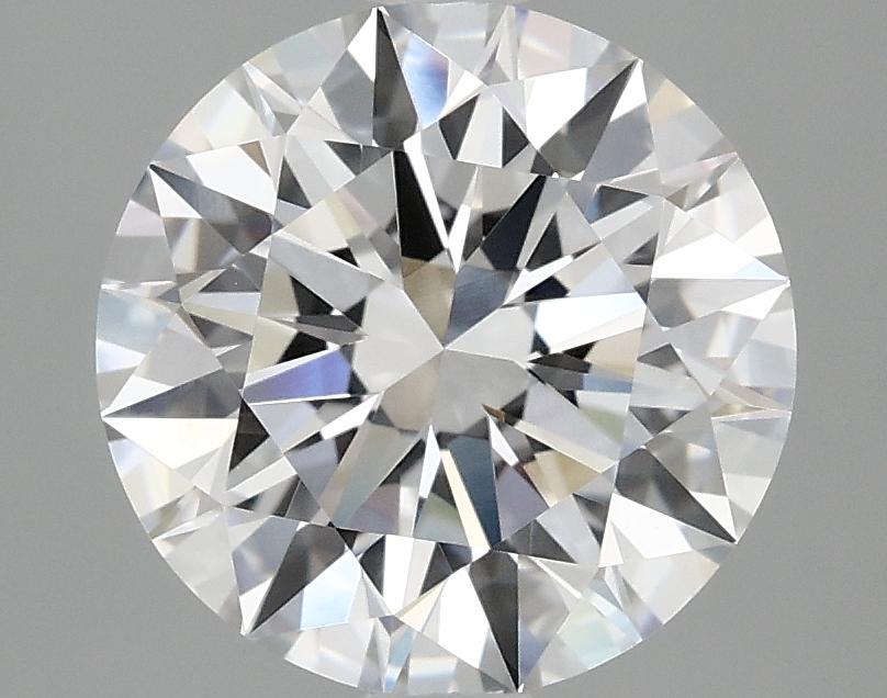 3.09 Carat Round Shaped Ideal Cut VVS2 IGI Certified Lab Grown Diamond