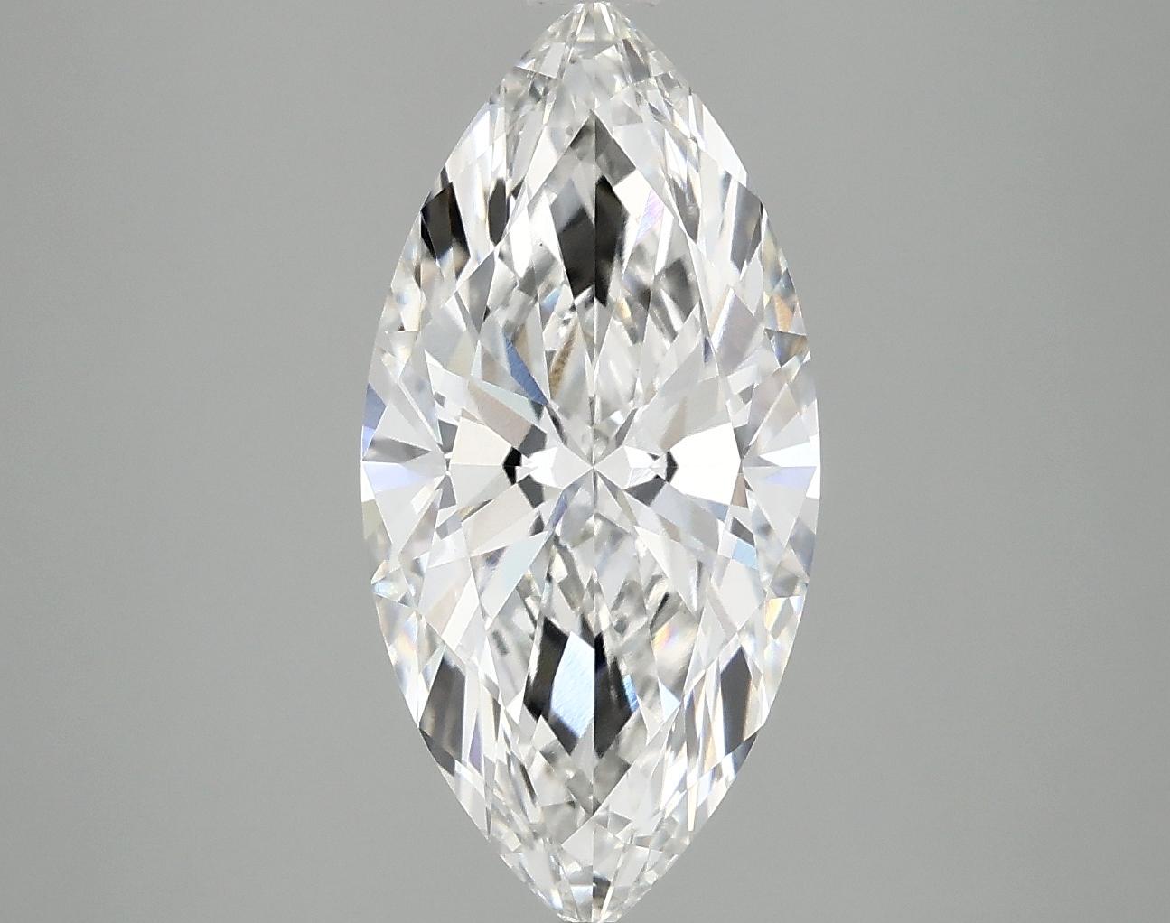 2.97 Carat Marquise Shaped Excellent Cut VS1 IGI Certified Lab Grown Diamond