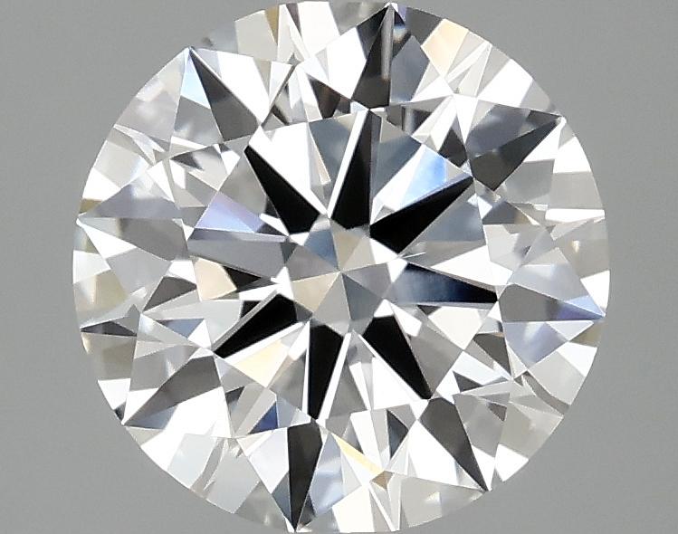 2.51 Carat Round Shaped Ideal Cut VVS2 IGI Certified Lab Grown Diamond