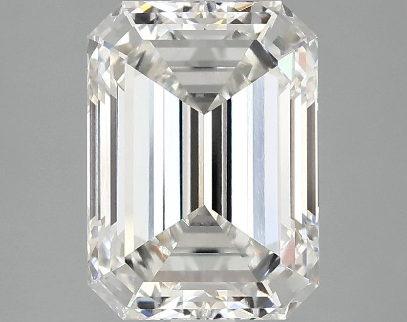 3.08 Carat Emerald Shaped Excellent Cut VVS2 IGI Certified Lab Grown Diamond