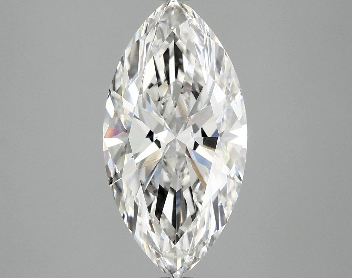 2.91 Carat Marquise Shaped Ideal Cut VVS2 IGI Certified Lab Grown Diamond
