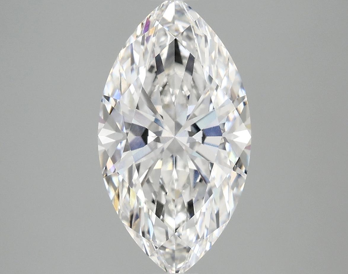 3.07 Carat Marquise Shaped Excellent Cut VVS2 IGI Certified Lab Grown Diamond