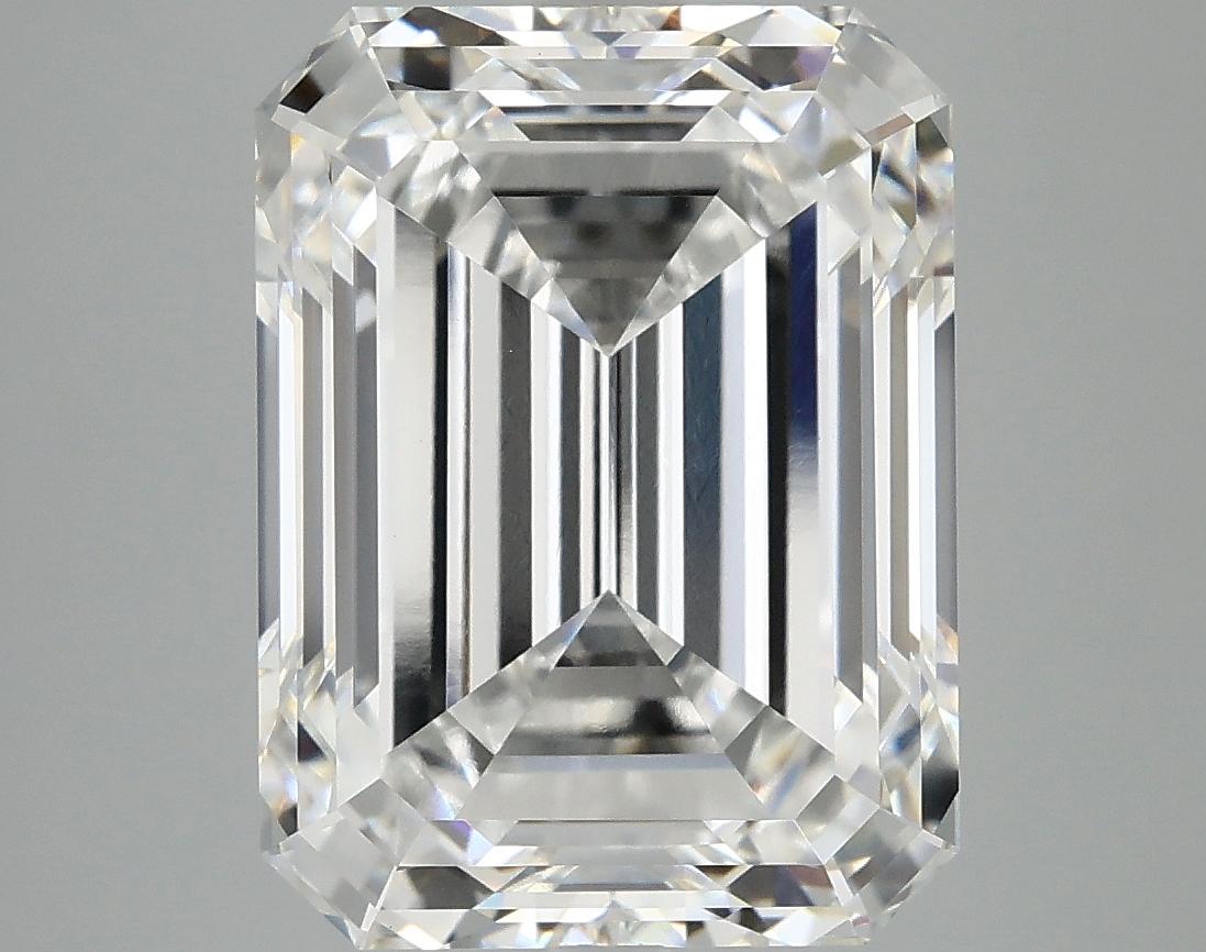 7.67 Carat Emerald Shaped Excellent Cut VVS2 IGI Certified Lab Grown Diamond