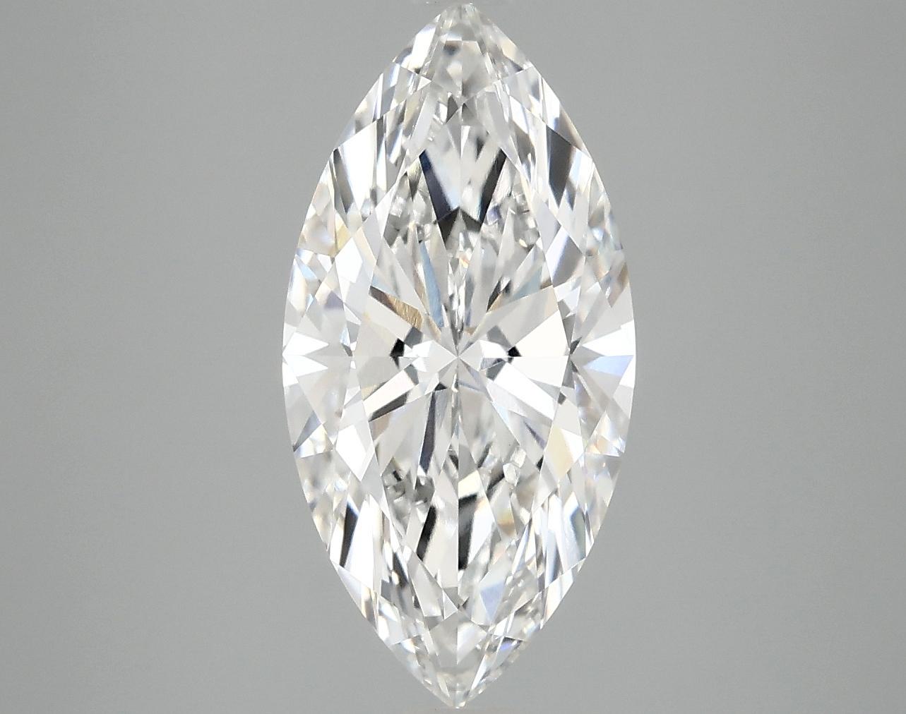2.99 Carat Marquise Shaped Ideal Cut VVS2 IGI Certified Lab Grown Diamond
