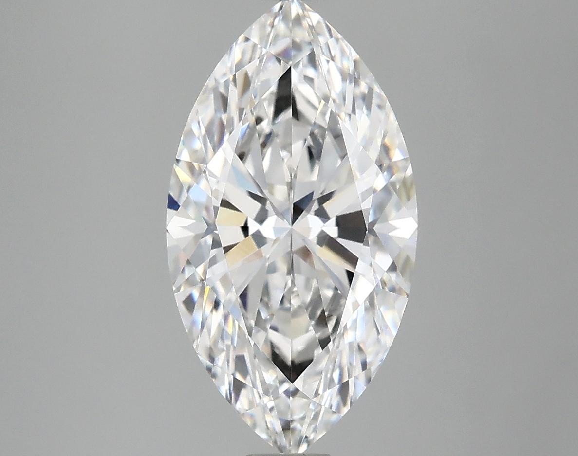3.08 Carat Marquise Shaped Very Good Cut VVS2 IGI Certified Lab Grown Diamond