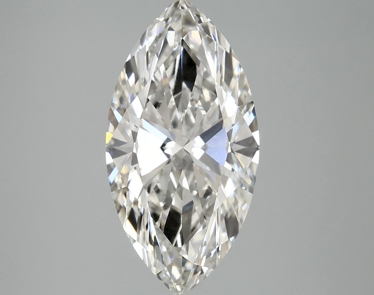 2.97 Carat Marquise Shaped Ideal Cut VVS2 IGI Certified Lab Grown Diamond