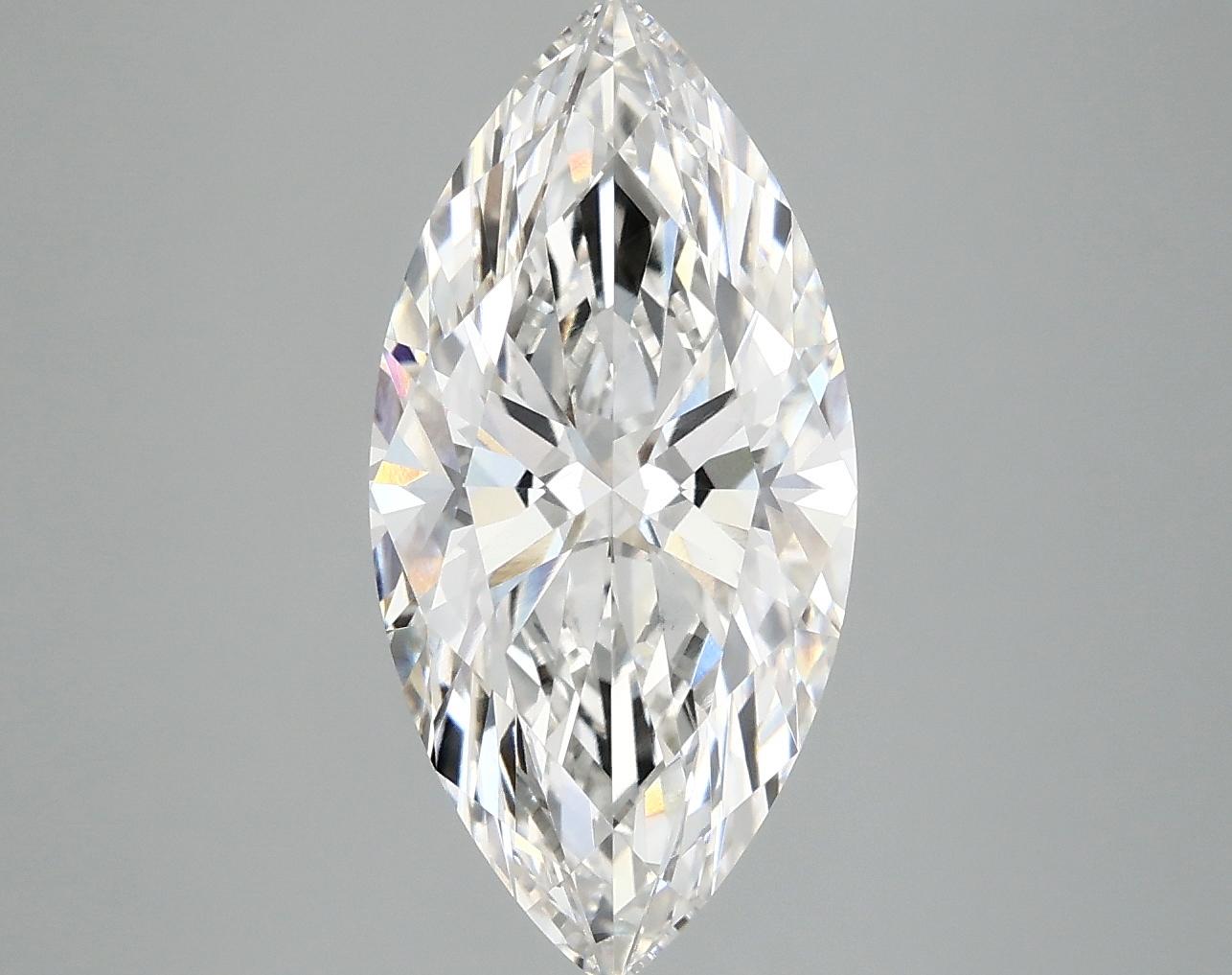 3.09 Carat Marquise Shaped Excellent Cut VS1 IGI Certified Lab Grown Diamond