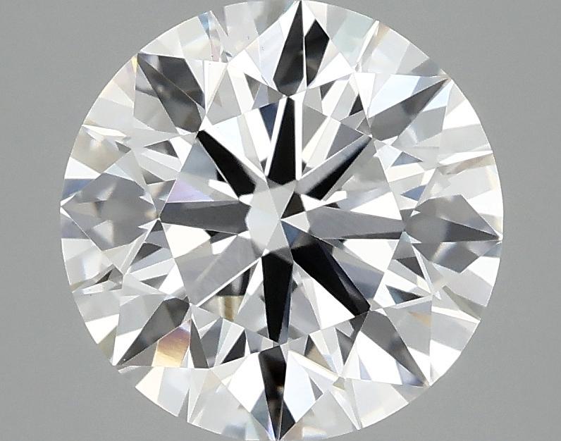 3.09 Carat Round Shaped Ideal Cut VVS2 IGI Certified Lab Grown Diamond