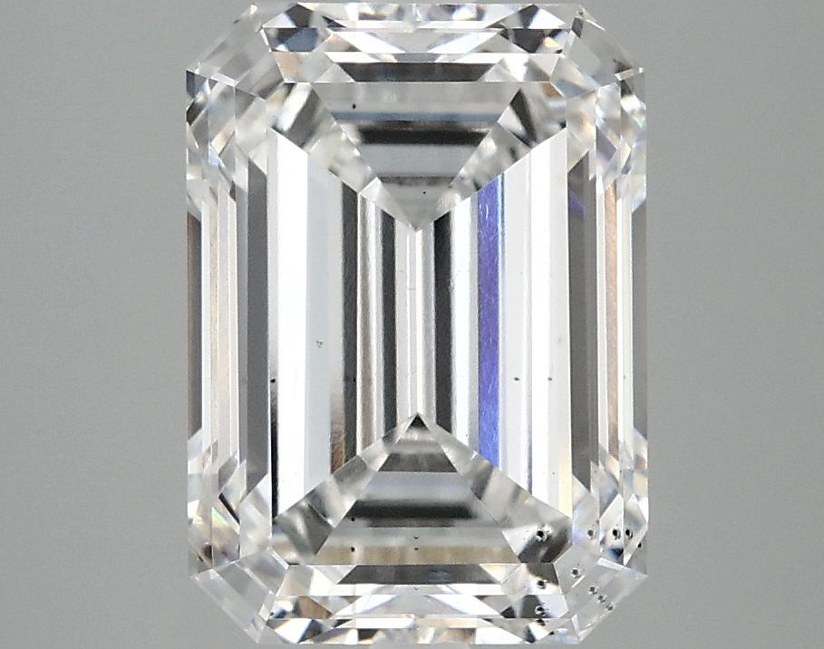 3.94 Carat Emerald Shaped Ideal Cut SI1 IGI Certified Lab Grown Diamond
