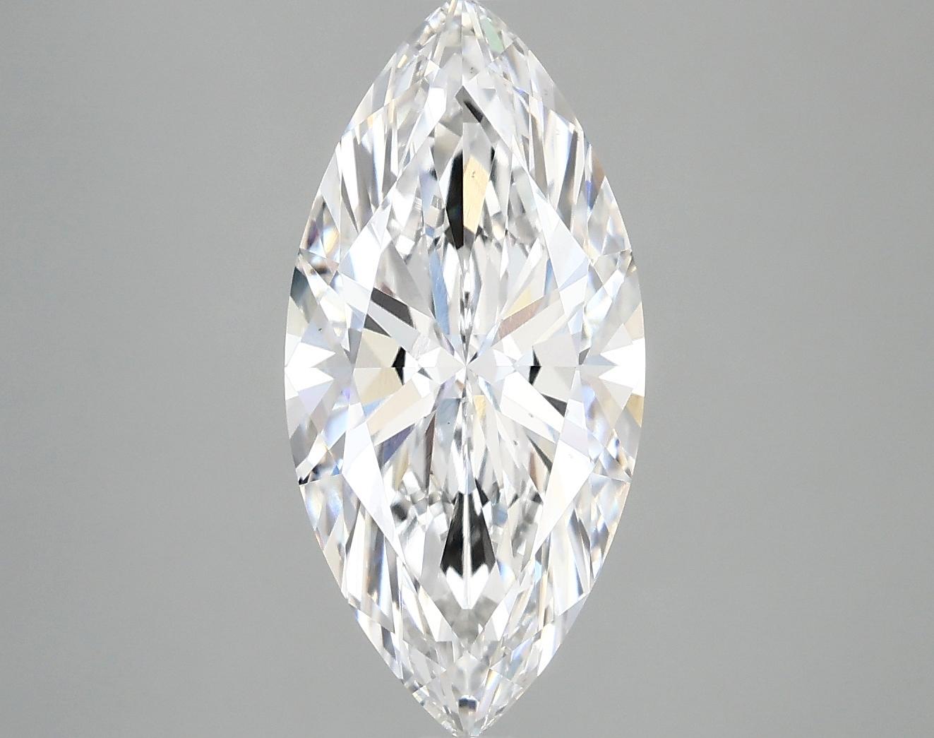 3.02 Carat Marquise Shaped Excellent Cut VS1 IGI Certified Lab Grown Diamond