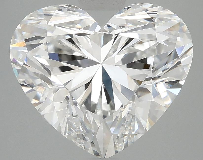 4.15 Carat Heart Shaped Excellent Cut VVS2 IGI Certified Lab Grown Diamond