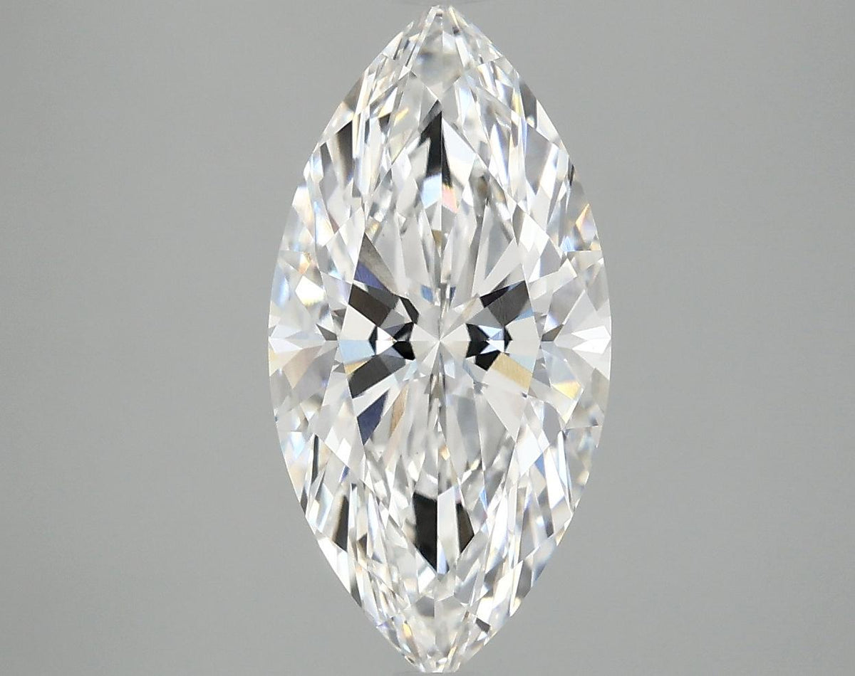 3.05 Carat Marquise Shaped Ideal Cut VVS2 IGI Certified Lab Grown Diamond