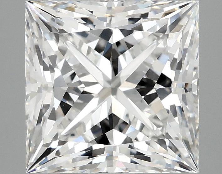 2.59 Carat Princess Shaped Ideal Cut VVS2 IGI Certified Lab Grown Diamond