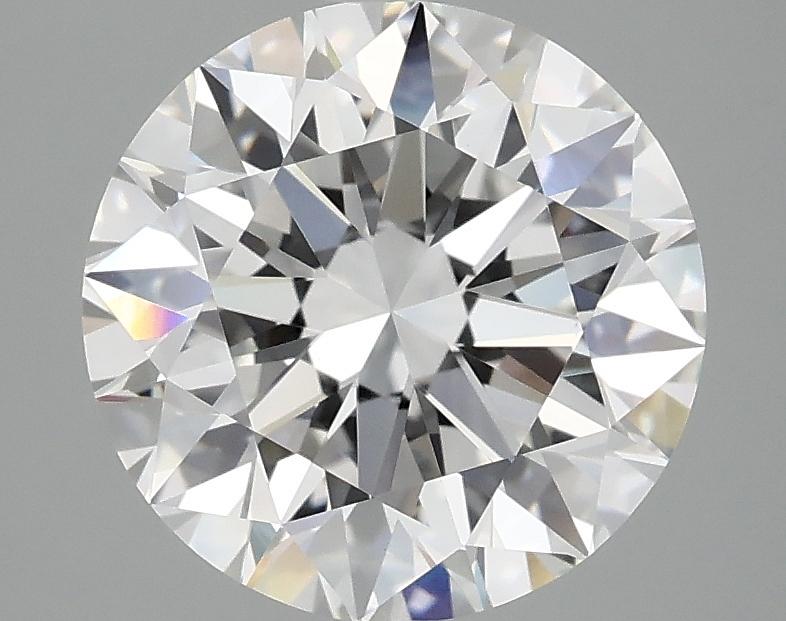 3.08 Carat Round Shaped Excellent Cut VS1 IGI Certified Lab Grown Diamond