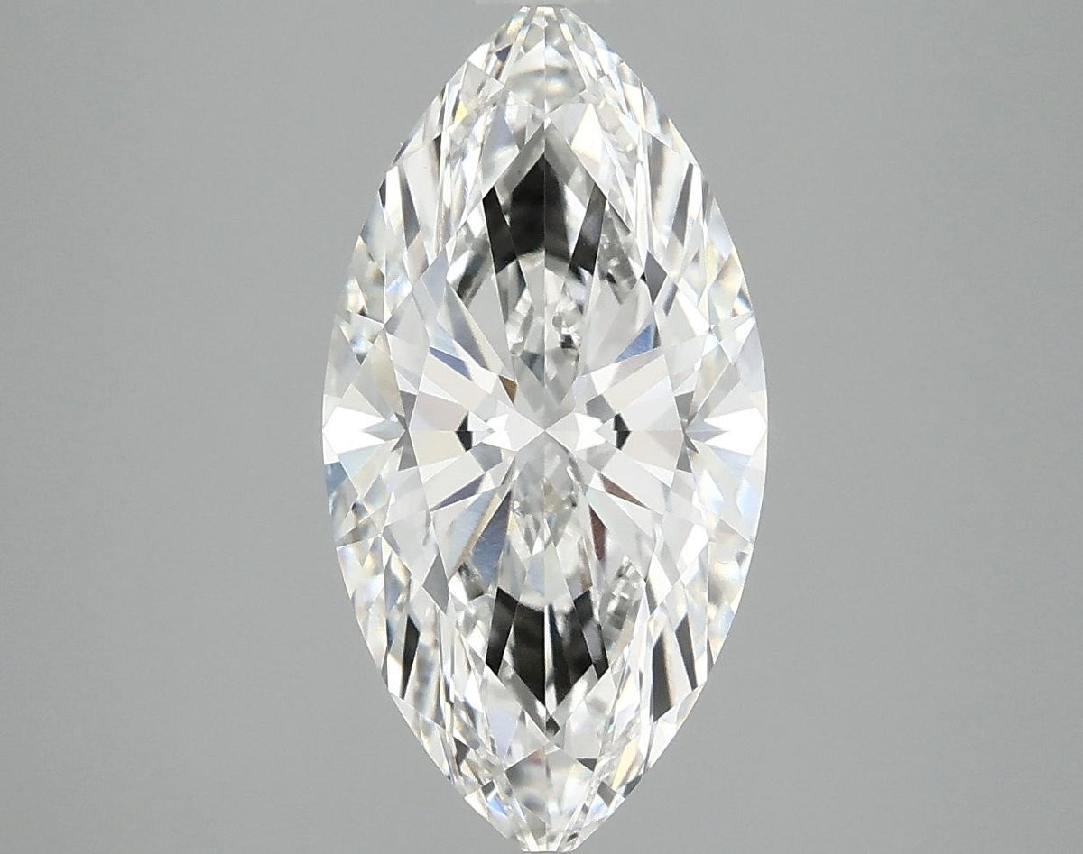 3.02 Carat Marquise Shaped Ideal Cut VVS2 IGI Certified Lab Grown Diamond